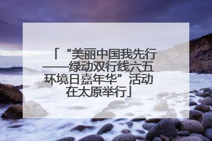 “美丽中国我先行——绿动双行线六五环境日嘉年华”活动在太原举行