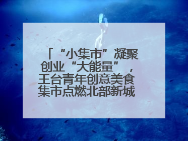 “小集市”凝聚创业“大能量”，王台青年创意美食集市点燃北部新城夜经济