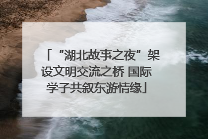 “湖北故事之夜”架设文明交流之桥 国际学子共叙东游情缘