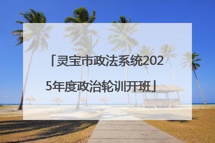 灵宝市政法系统2025年度政治轮训开班