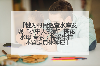 犍为村民巡查水库发现“水中大熊猫”桃花水母 专家：将采集样本鉴定具体种属