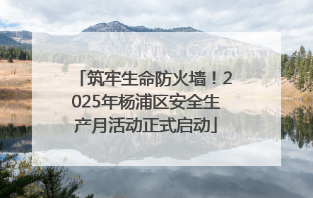 筑牢生命防火墙！2025年杨浦区安全生产月活动正式启动