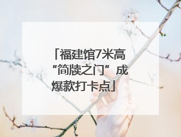 福建馆7米高“简牍之门”成爆款打卡点