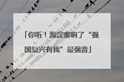 你听！海淀奏响了“强国复兴有我”最强音