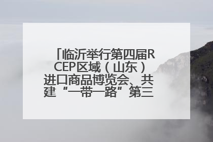 临沂举行第四届RCEP区域（山东）进口商品博览会、共建“一带一路”第三届临沂商城国际采购商大会新闻发布会