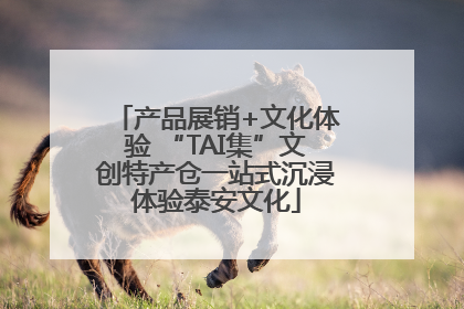 产品展销+文化体验 “TAI集”文创特产仓一站式沉浸体验泰安文化