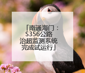 南通海门：S356公路治超监测系统完成试运行