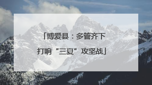 博爱县：多管齐下 打响“三夏”攻坚战