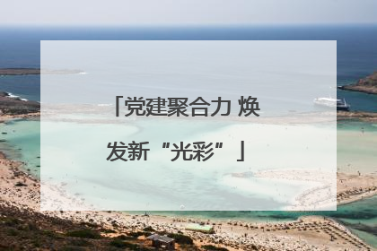党建聚合力 焕发新“光彩”