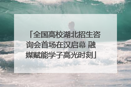 全国高校湖北招生咨询会首场在汉启幕 融媒赋能学子高光时刻
