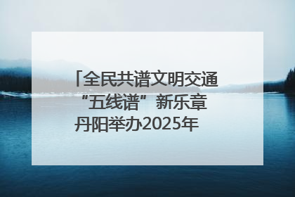 全民共谱文明交通“五线谱”新乐章 丹阳举办2025年“文明交通 同心同行”主题宣传活动