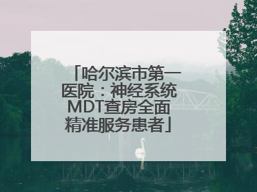 哈尔滨市第一医院：神经系统MDT查房全面精准服务患者