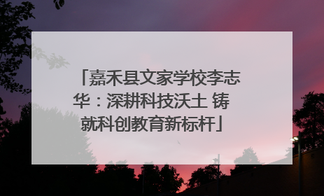 嘉禾县文家学校李志华：深耕科技沃土 铸就科创教育新标杆