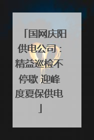 国网庆阳供电公司：精益巡检不停歇 迎峰度夏保供电