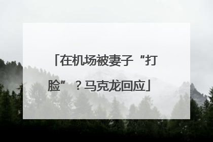 在机场被妻子“打脸”？马克龙回应