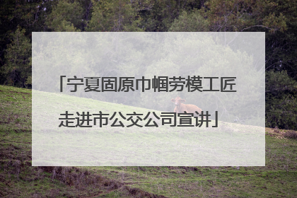 宁夏固原巾帼劳模工匠走进市公交公司宣讲
