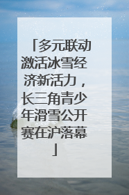 多元联动激活冰雪经济新活力，长三角青少年滑雪公开赛在沪落幕