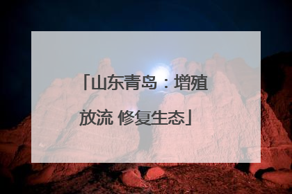 山东青岛：增殖放流 修复生态