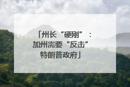 州长“硬刚”：加州需要“反击”特朗普政府