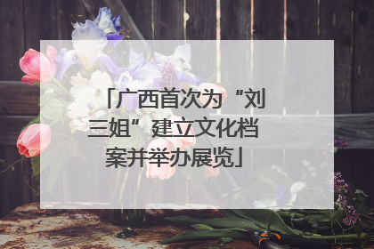 广西首次为“刘三姐”建立文化档案并举办展览