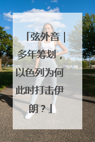弦外音｜多年筹划，以色列为何此时打击伊朗？