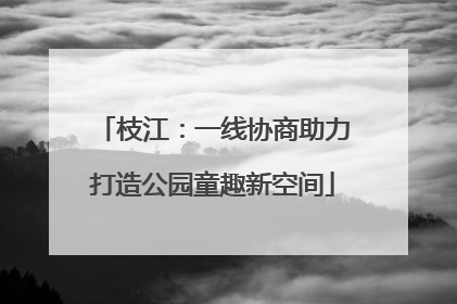 枝江：一线协商助力打造公园童趣新空间