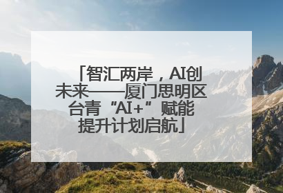 智汇两岸，AI创未来——厦门思明区台青“AI+”赋能提升计划启航