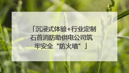 沉浸式体验+行业定制 石首消防助供电公司筑牢安全“防火墙”