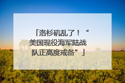 洛杉矶乱了！“美国现役海军陆战队正高度戒备”
