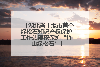 湖北省十堰市首个绿松石知识产权保护工作站硬核保护“竹山绿松石”