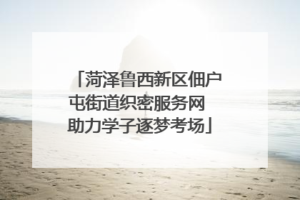 菏泽鲁西新区佃户屯街道织密服务网 助力学子逐梦考场