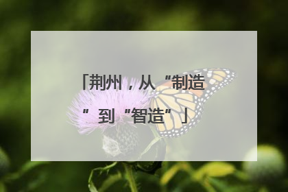 荆州，从“制造”到“智造”