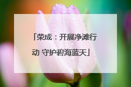 荣成：开展净滩行动 守护碧海蓝天