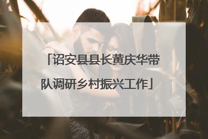 诏安县县长黄庆华带队调研乡村振兴工作
