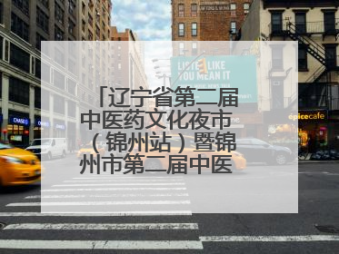 辽宁省第二届中医药文化夜市（锦州站）暨锦州市第二届中医康养夜市启幕