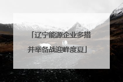 辽宁能源企业多措并举备战迎峰度夏