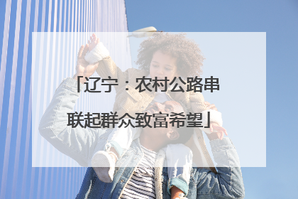 辽宁：农村公路串联起群众致富希望