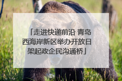走进快递前沿 青岛西海岸新区举办开放日架起政企民沟通桥