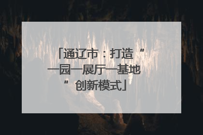 通辽市：打造“一园一展厅一基地”创新模式