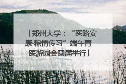 郑州大学：“医路安康·粽情传习”端午青医游园会圆满举行