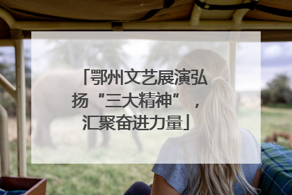 鄂州文艺展演弘扬“三大精神”，汇聚奋进力量