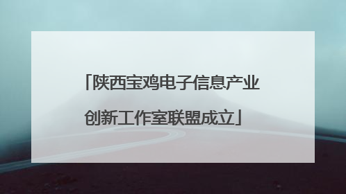 陕西宝鸡电子信息产业创新工作室联盟成立