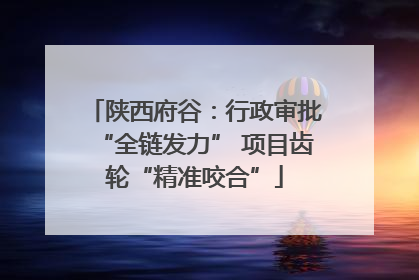 陕西府谷：行政审批“全链发力” 项目齿轮“精准咬合”