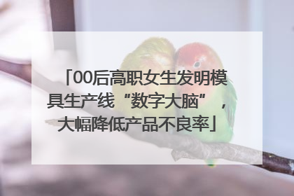 00后高职女生发明模具生产线“数字大脑”，大幅降低产品不良率