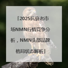 2025抗衰老市场NMN行情竞争分析，NMN头部品牌格局状态解析