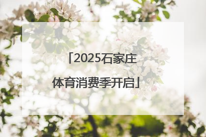 2025石家庄体育消费季开启