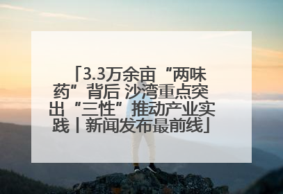 3.3万余亩“两味药”背后 沙湾重点突出“三性”推动产业实践丨新闻发布最前线