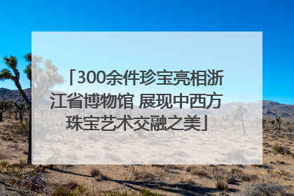 300余件珍宝亮相浙江省博物馆 展现中西方珠宝艺术交融之美