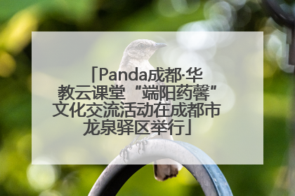Panda成都·华教云课堂“端阳药馨”文化交流活动在成都市龙泉驿区举行